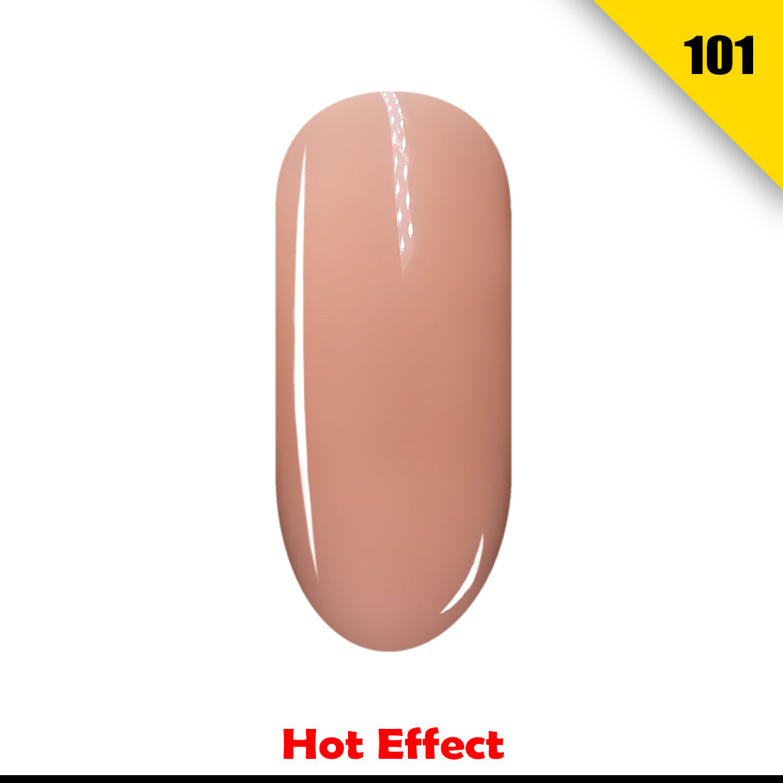 Canada HMD Soak Off UV LED Temperature (Thermal) Changing Gel Nail Polish, Macaron Series, #101