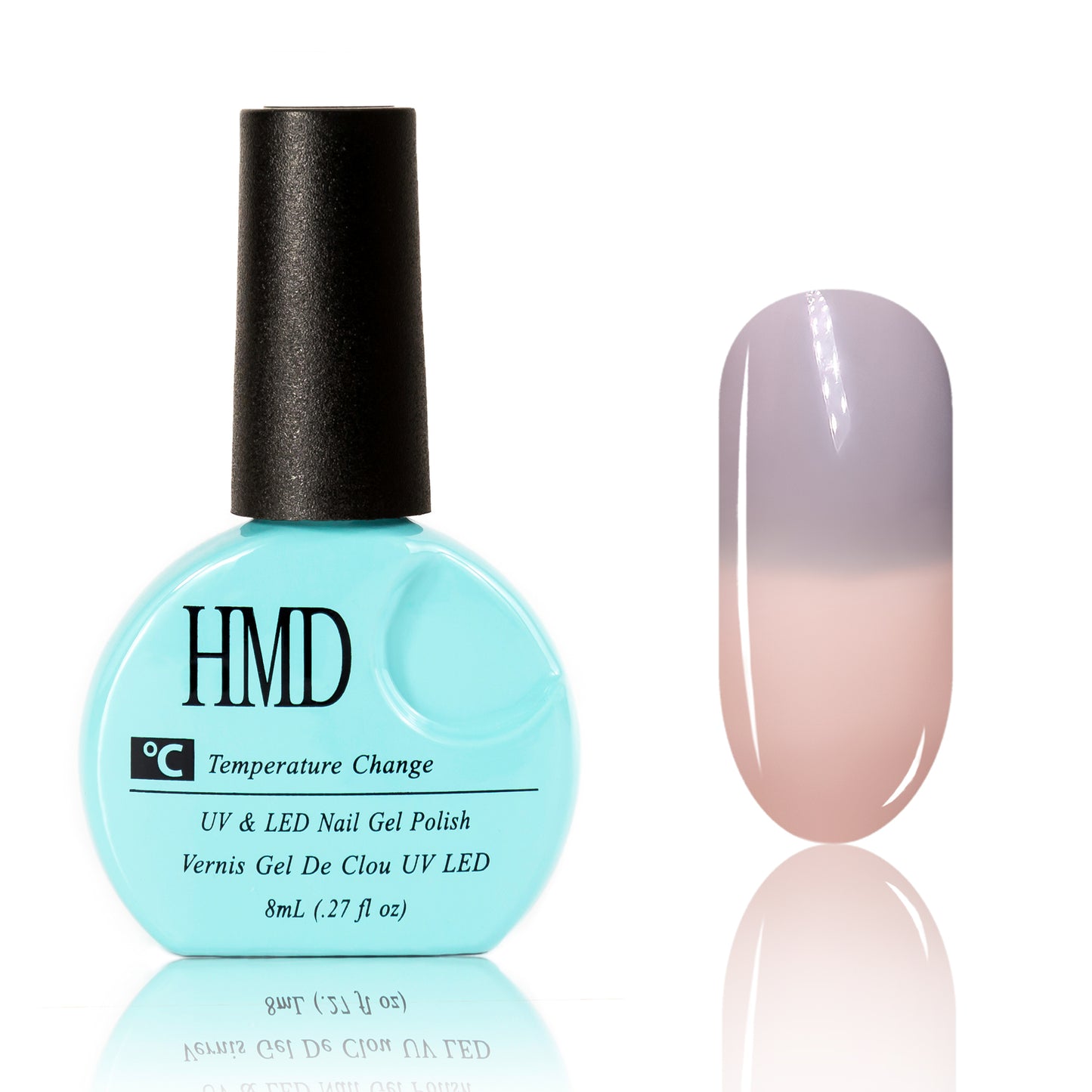 Canada HMD Soak Off UV LED Temperature (Thermal) Changing Gel Nail Polish, Macaron Series, #104