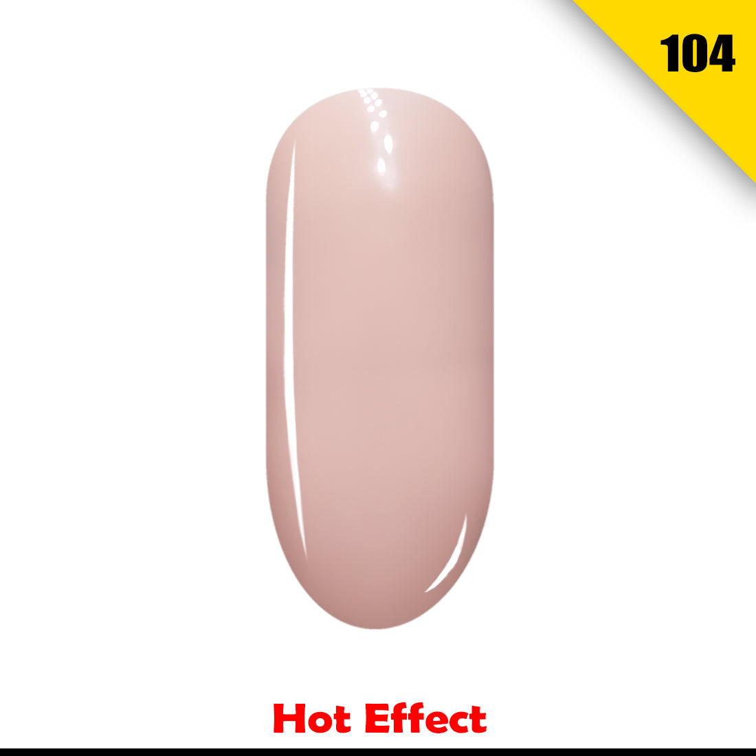 Canada HMD Soak Off UV LED Temperature (Thermal) Changing Gel Nail Polish, Macaron Series, #104