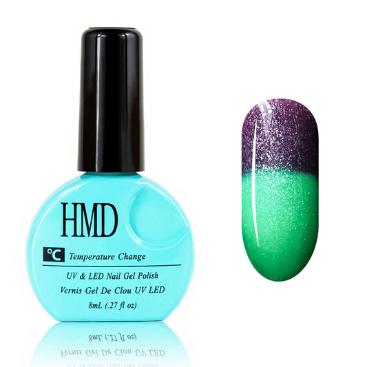 Canada HMD Soak Off UV LED Temperature (Thermal) Changing Gel Nail Polish, #010