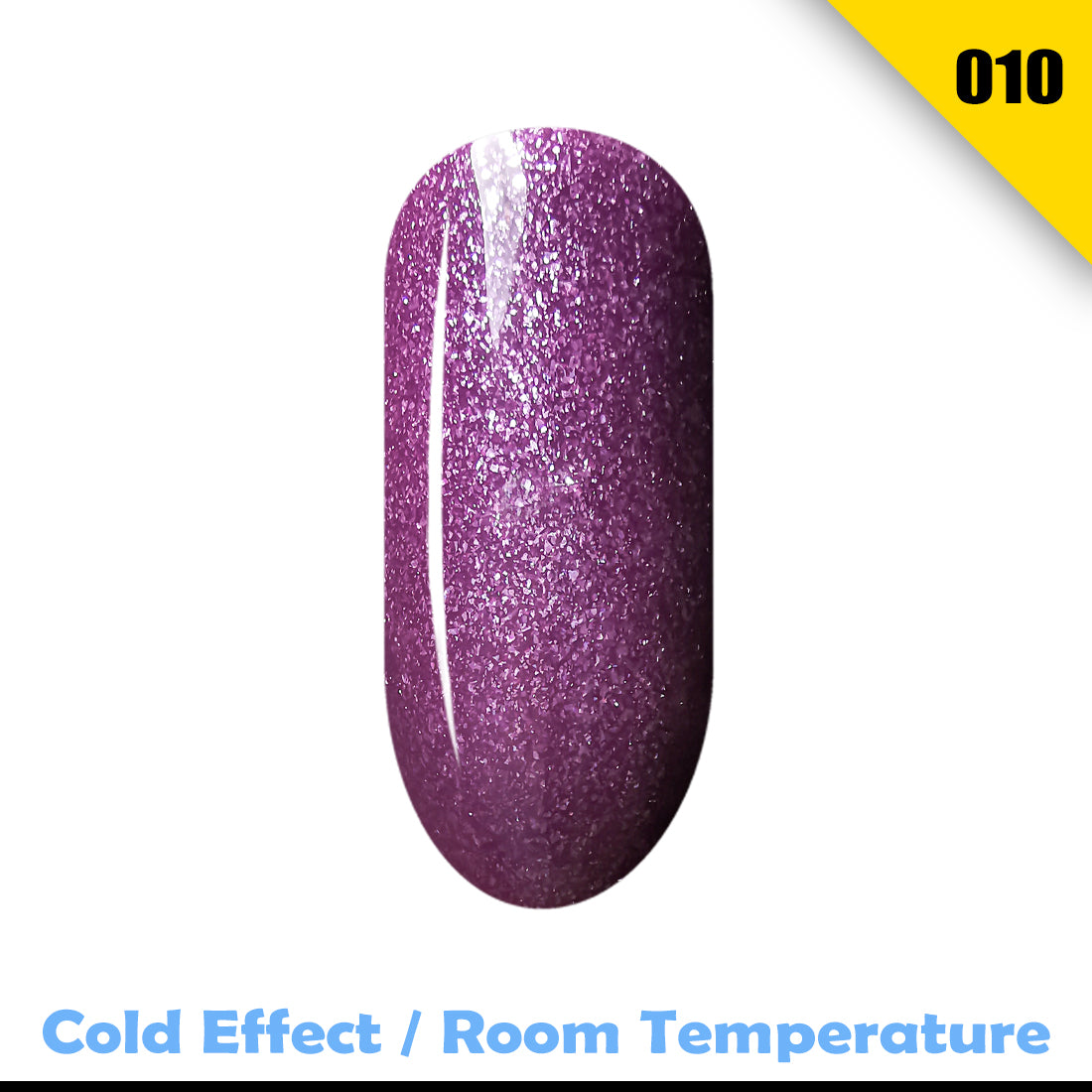 Canada HMD Soak Off UV LED Temperature (Thermal) Changing Gel Nail Polish, #010