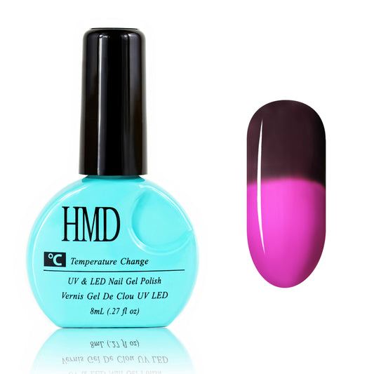 Canada HMD Soak Off UV LED Temperature (Thermal) Changing Gel Nail Polish, #007