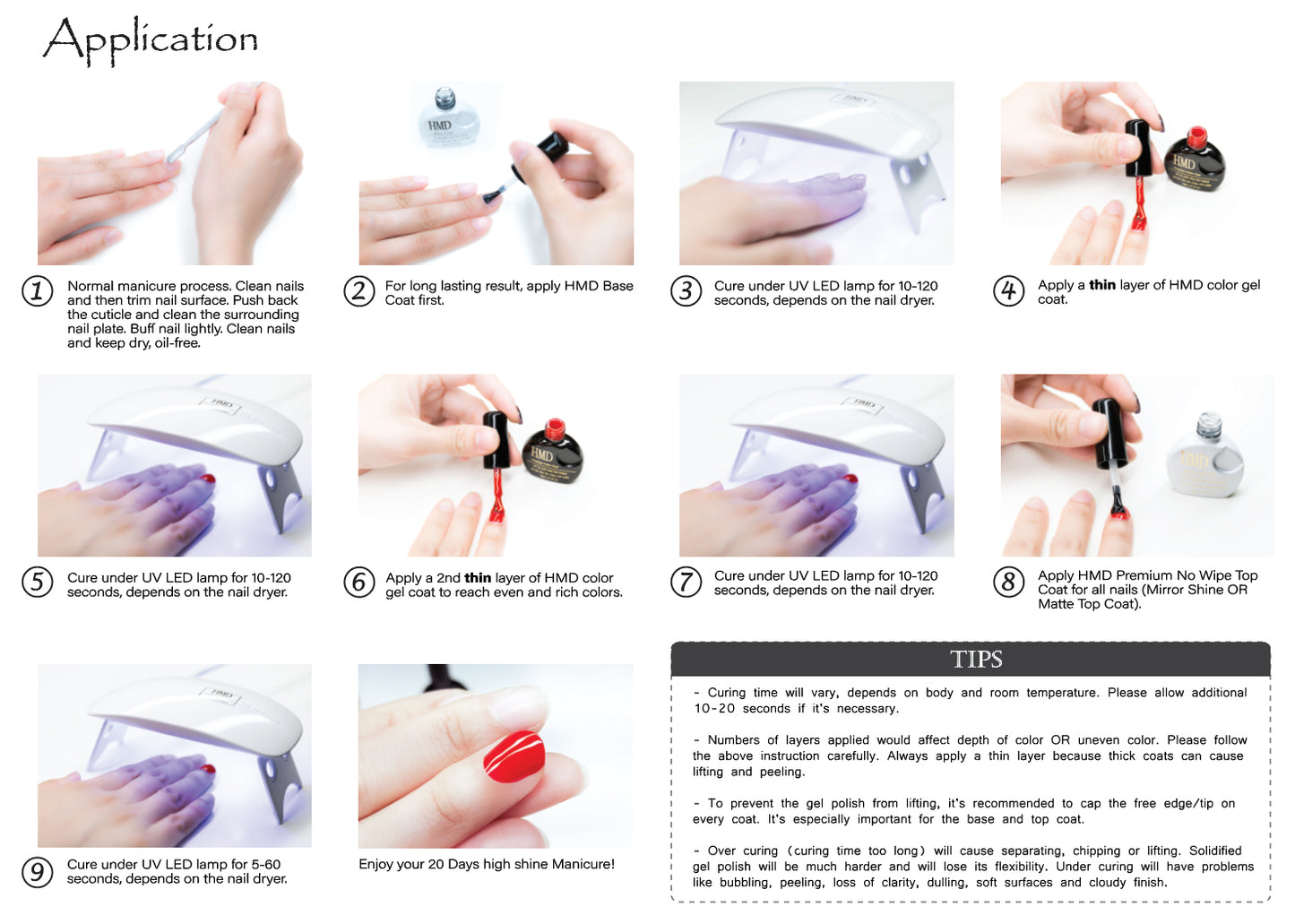 Canada HMD Soak Off UV LED Temperature (Thermal) Changing Gel Nail Polish, Macaron Series, #102