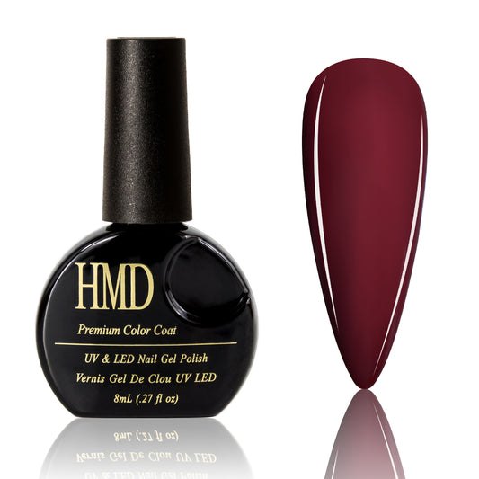 Canada HMD Soak Off UV LED High shine gel nail polish Color, #049, mahogany