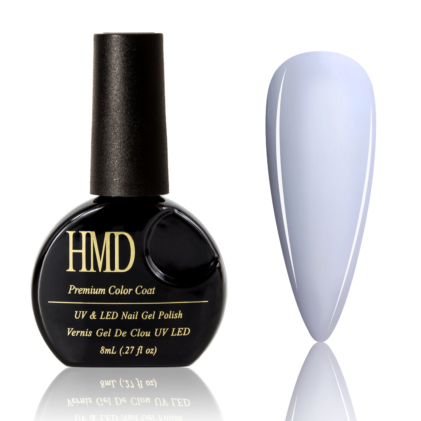 Canada HMD Soak Off UV LED High shine gel nail polish Color, #050, light halogen blue