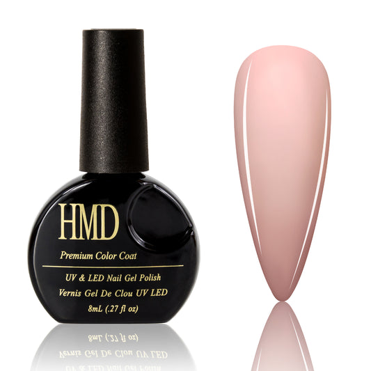 Canada HMD Soak Off UV LED High shine gel nail polish Color, #056, light crepe pink